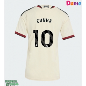 Manchester United Matheus Cunha #10 Replika Tredjetrøje Dame 2026-27 Kortærmet